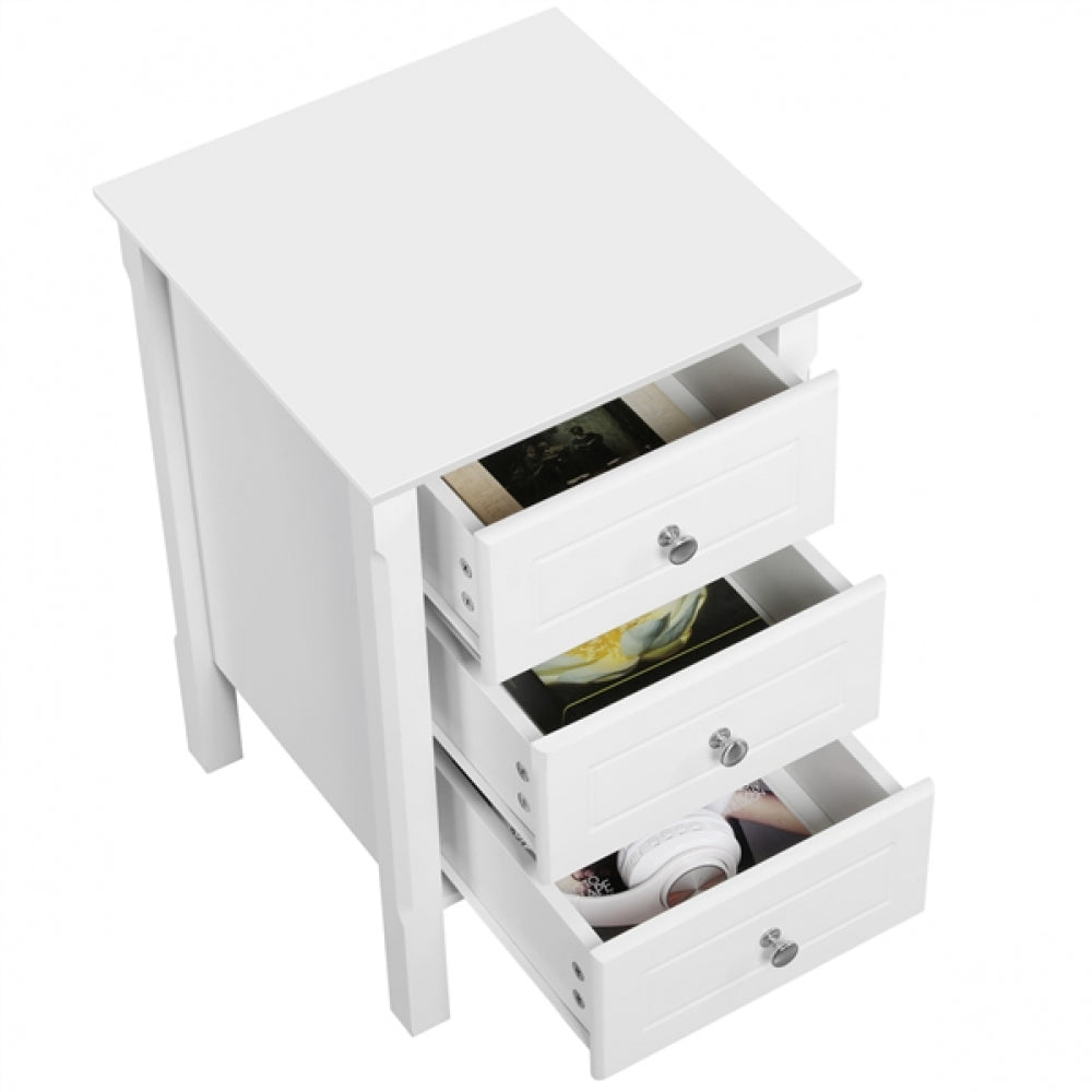 2pcs Bedside Table Side Table End Table Nightstand