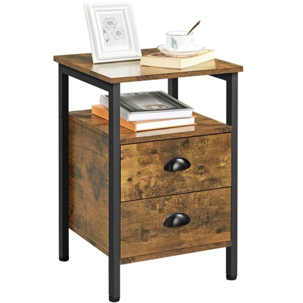 1 Pair Side Table with 2 Drawers