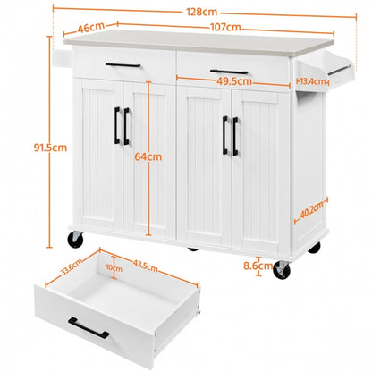Stainless Steel Kitchen Island Cart Kitchen Trolley