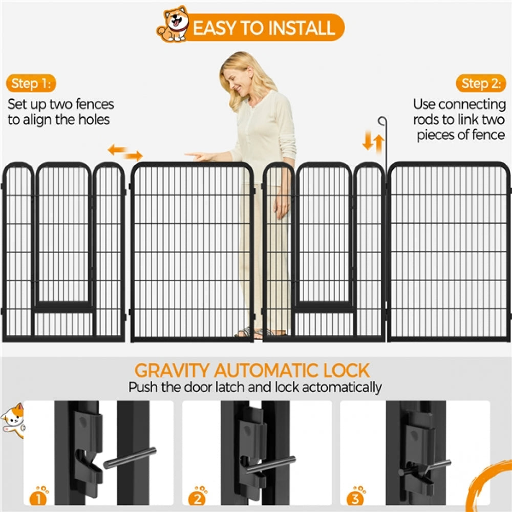 32x Panel Heavy Duty Dog Playpen Dog Pen