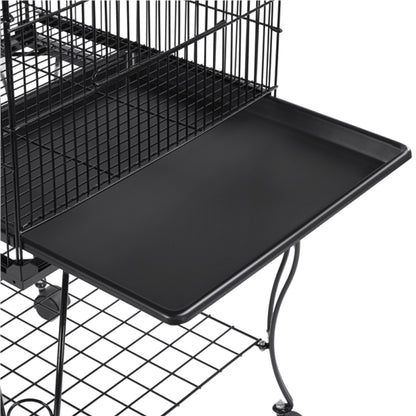 H145cm Open Top Metal Parrot Cage Bird Cage