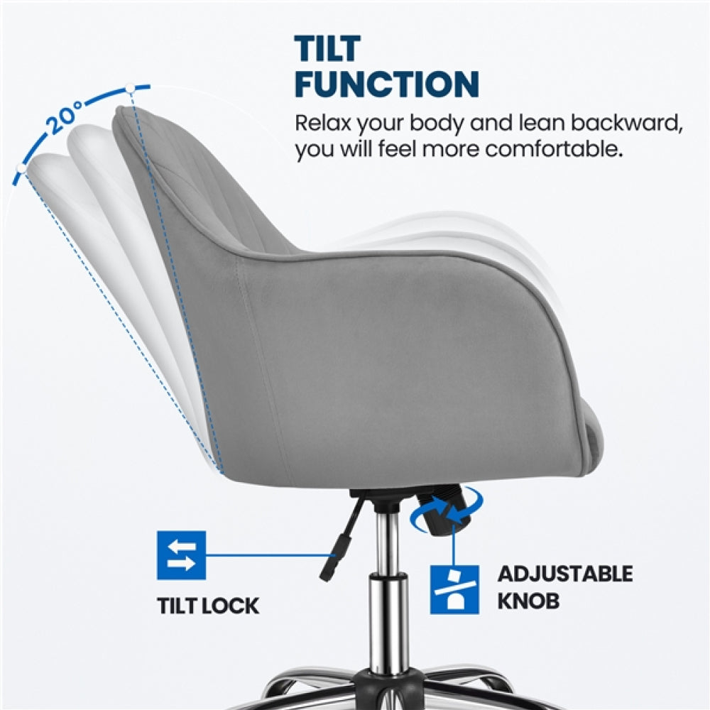 Modern Velvet Computer Chair
