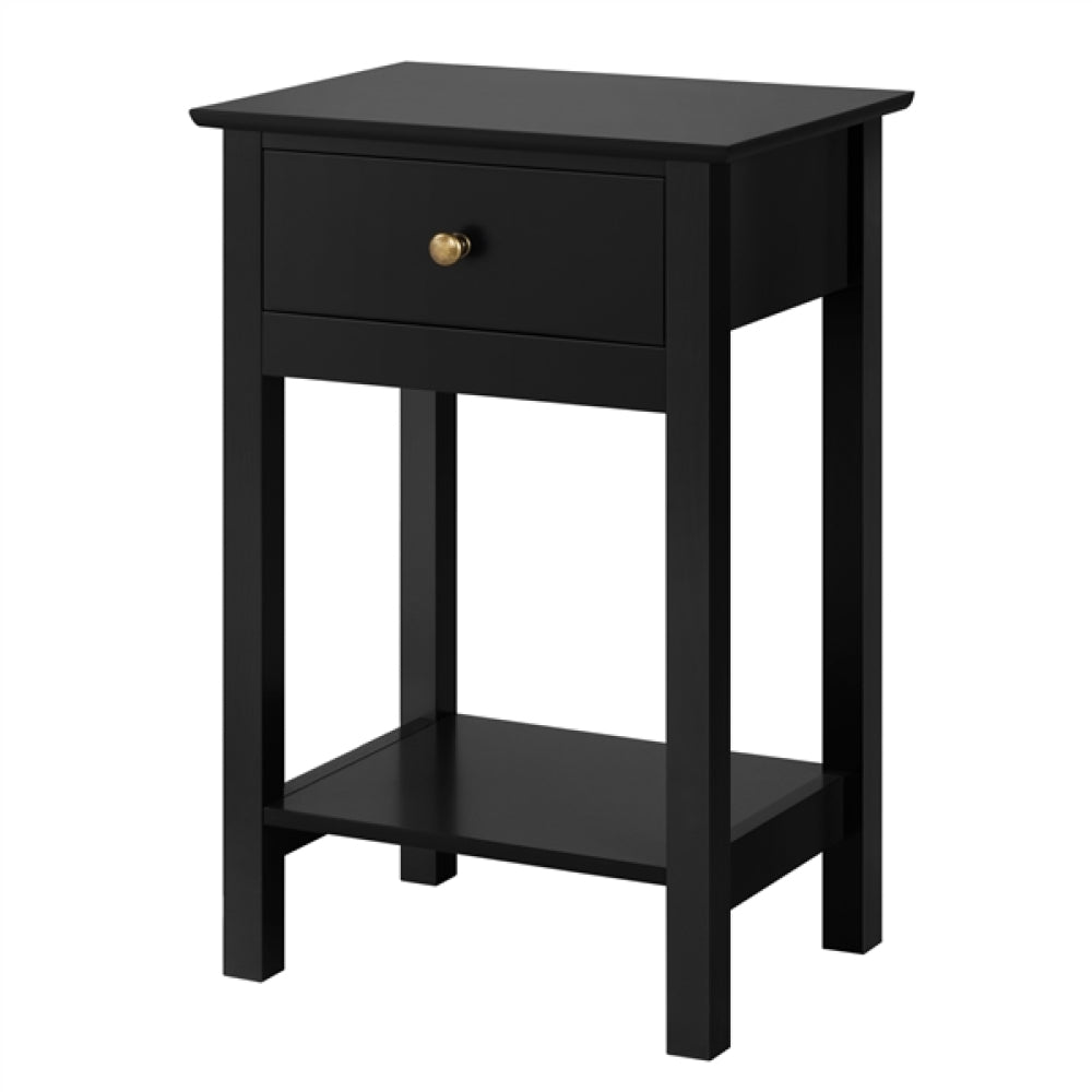 2x Wood Side Table End Table Storage Cabinet Night Stand
