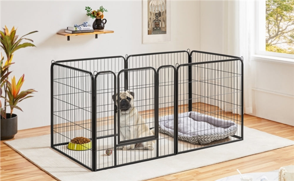 3 Packs of 6 Panels Heavy Duty Dog Play Pen