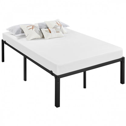 Double Metal Bed Frame with Heavy Duty Steel Slat Support