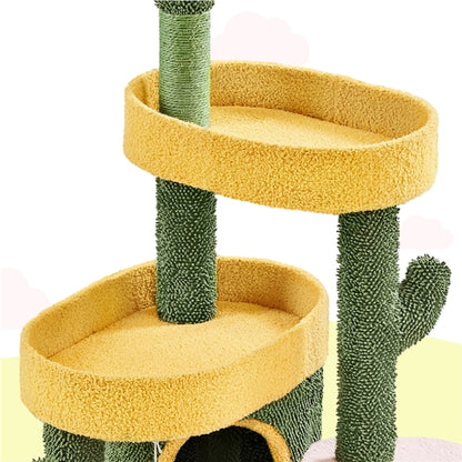 Oasis-Themed Cat Tree Cat Tower