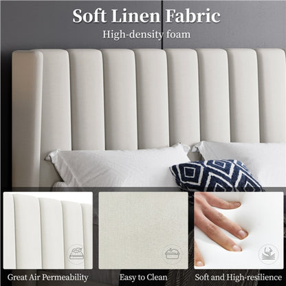 135 cm W x 190 cm L Bed Frame With Base