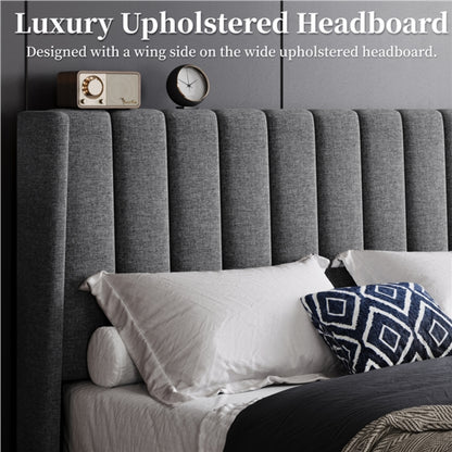 Queen Size Upholstered Bed Frame