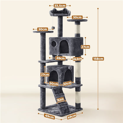 158cm 158cm Tall Cat Tree Condo Kitten Tree Tower