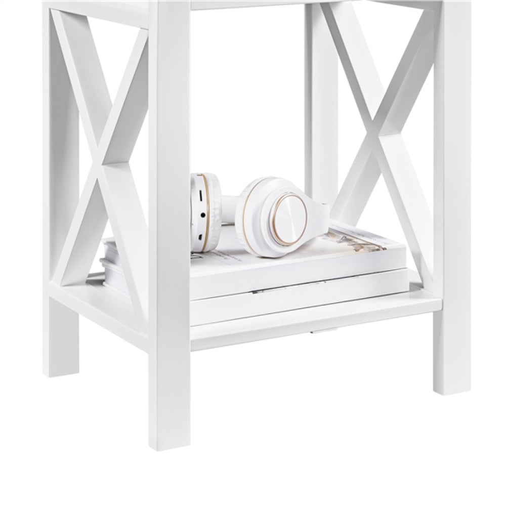 70cm Tall Bedside Table End Table