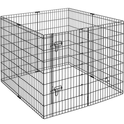 8 Panel Foldable Metal Dog Exercise Pen