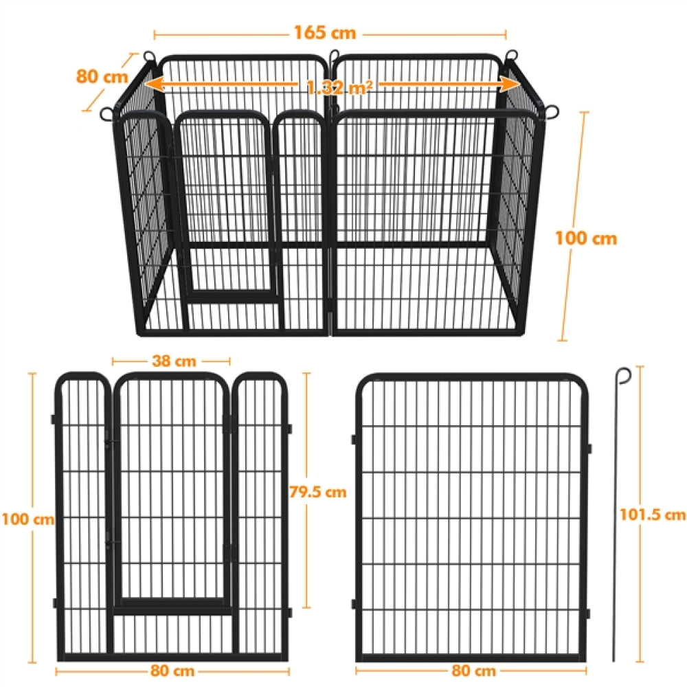 Foldable Metal Pet Playpen