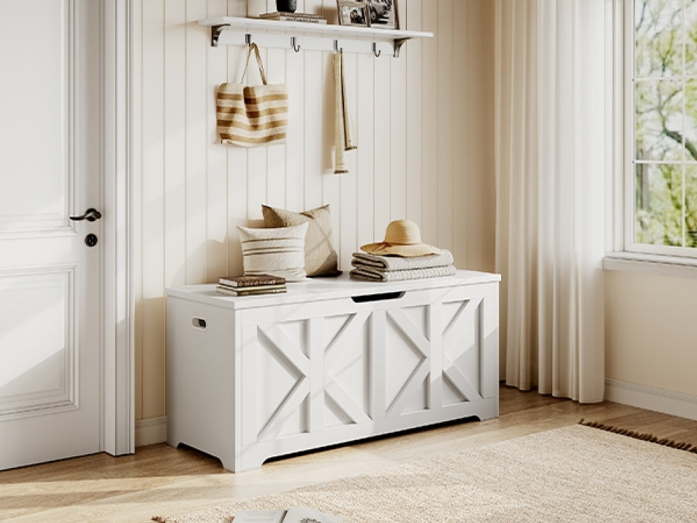 Wooden Storage Chest Storage Bench