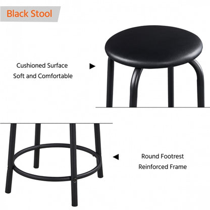 Drafting Table & Stool Set For Artists Tilting Tabletop with Additional Side Countertop