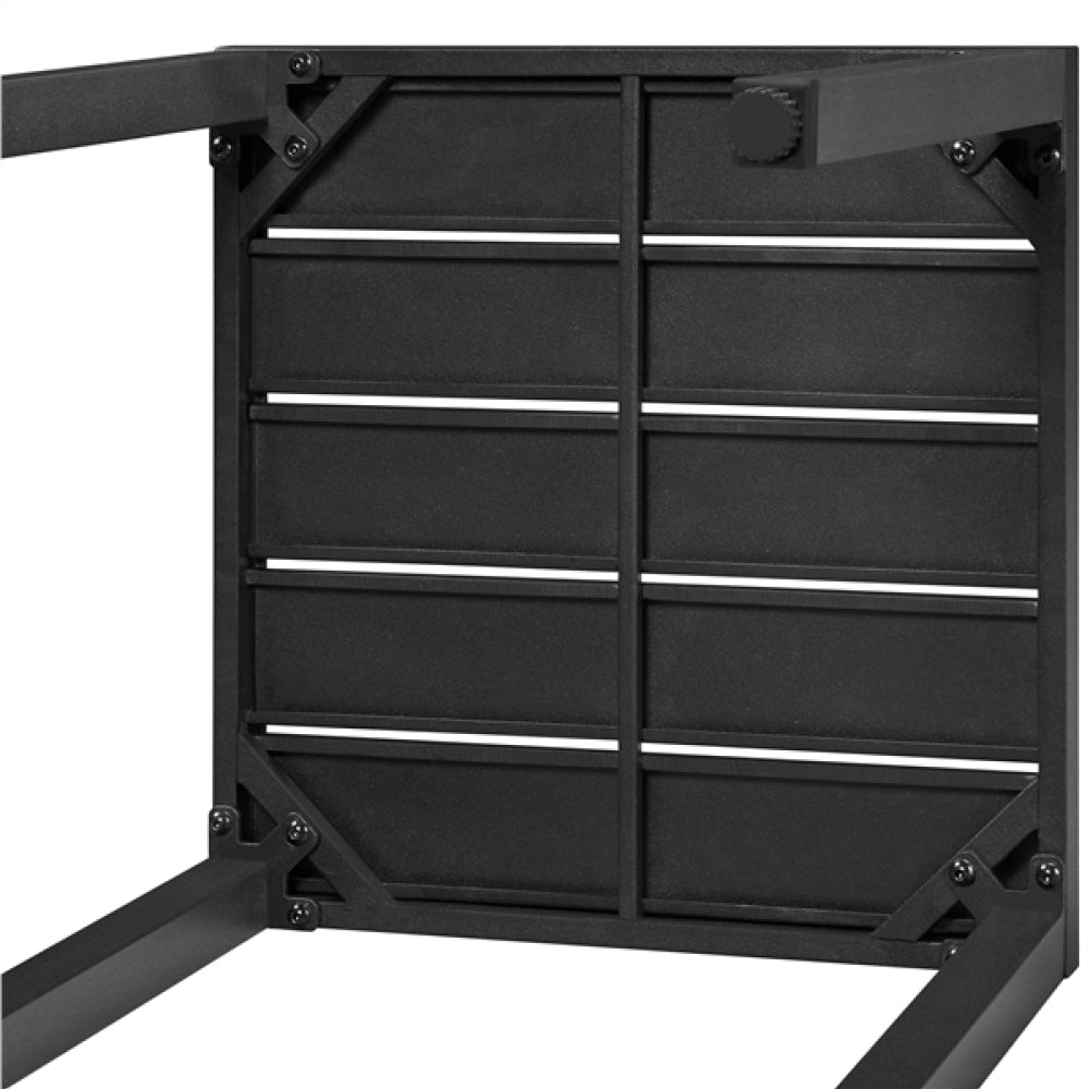 Outdoor Small Metal Square Side Table Garden Coffee End Table