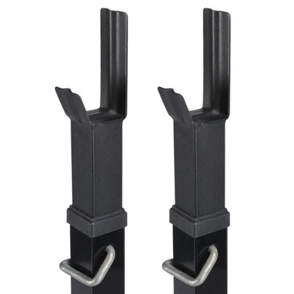 Pair of Adjustable Squat Rack Standard 45-70 Inch Solid Steel Squat Stand