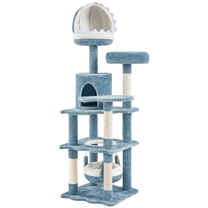 Multi-Level Ocean-themed Cat Tree Cat Tower