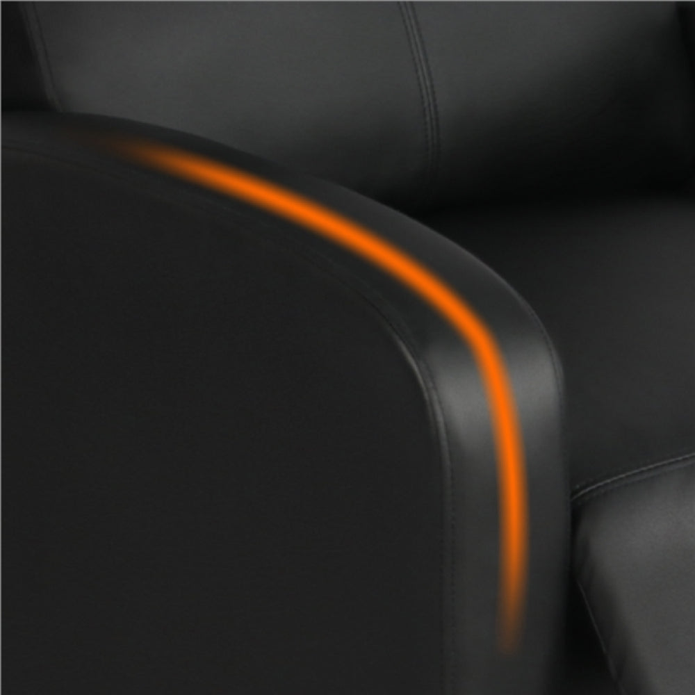 1 pair PU Leather Recliner Chairs