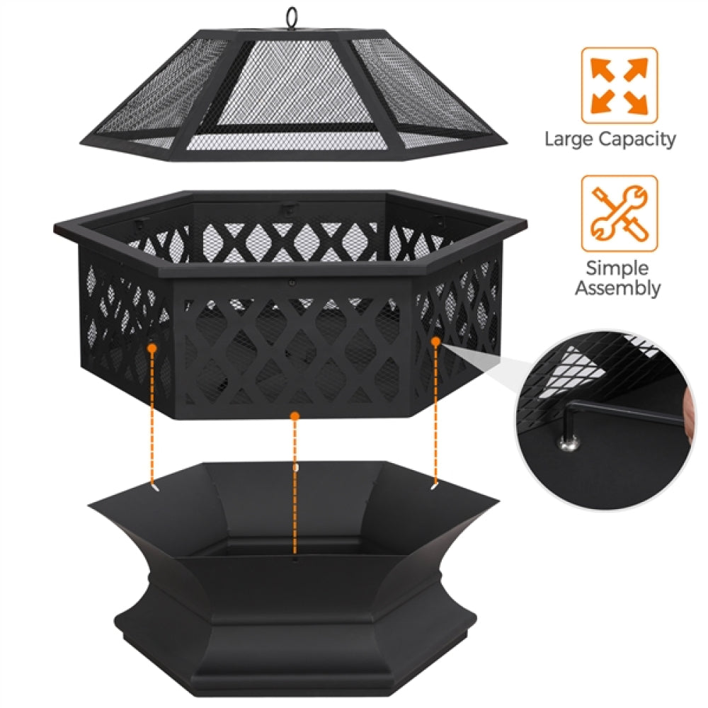 24in Heavy Duty Fire Pit