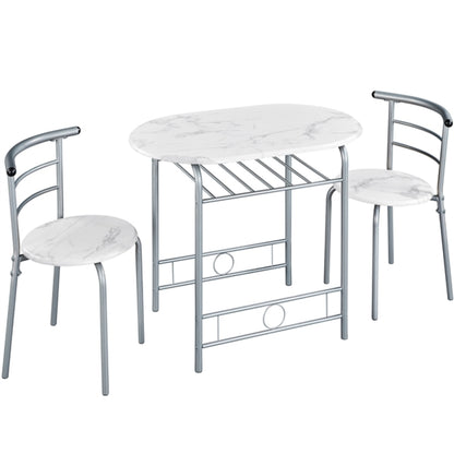 Modern Dining Set 1X Table + 2 Chairs