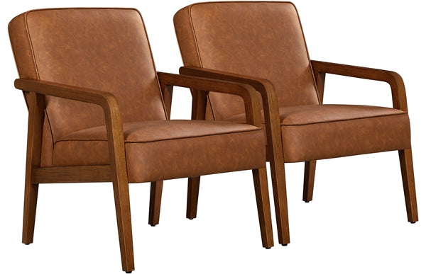 Set of Two Mid-Century Retro Modern Upholstered Lounge Chairs