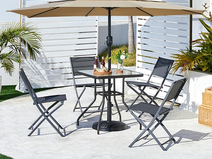 27.5'' Outdoor Coffee Table Patio Square Bistro Table
