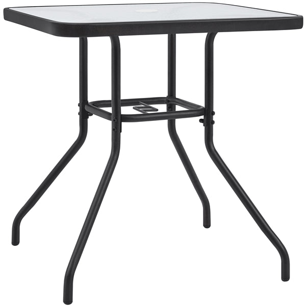 27.5'' Outdoor Coffee Table Patio Square Bistro Table