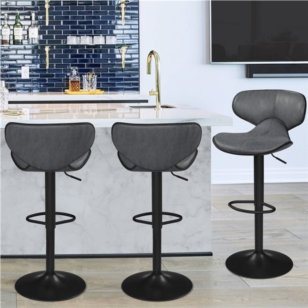 2pcs Swivel Bar Chair