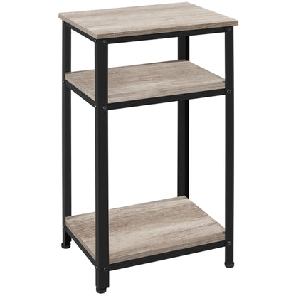 Side Table Rustic Industrial End Telephone Table