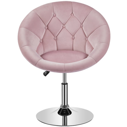 Makeup Vanity Chair Tufted Style Barrel Chair