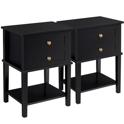 2pcs Nightstand Side Table End Table