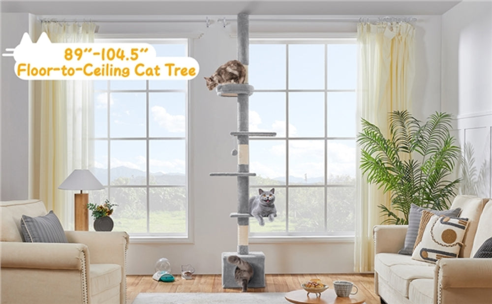 2.3-2.7M Floor-to-Ceiling Cat Tree