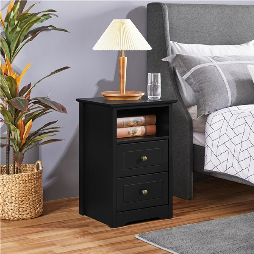 2 Drawer Bedside Table Sofa Side Table